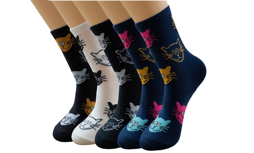 Image 4: 10 Paar Socken mit Tier-Motiv für Damen