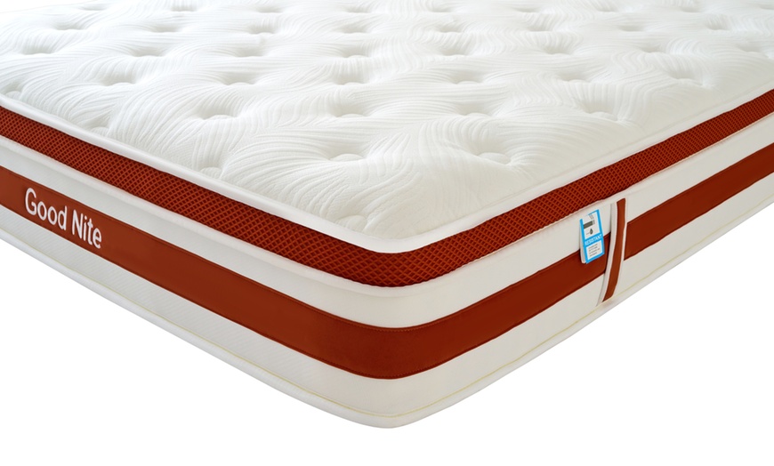 Image 4: Gude Night 28CM 7-Zone Pocket Spring Foam Mattress 5 Sizes To Choose