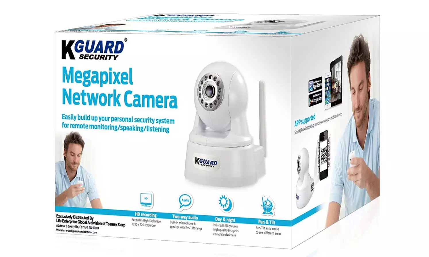 KGuard Security QRT-303 720p Network Camera with Built-In WiFi - Second Medium
