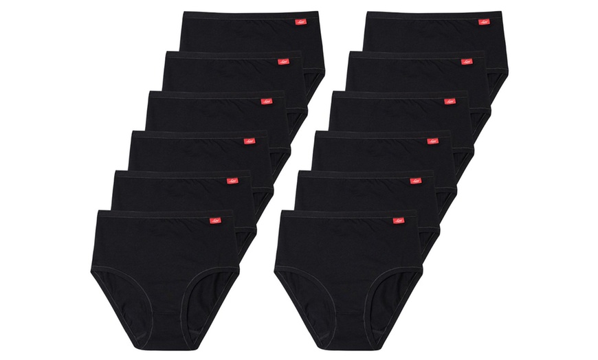 Image 11: 6 o 12 slip da donna a vita bassa o culotte Liabel