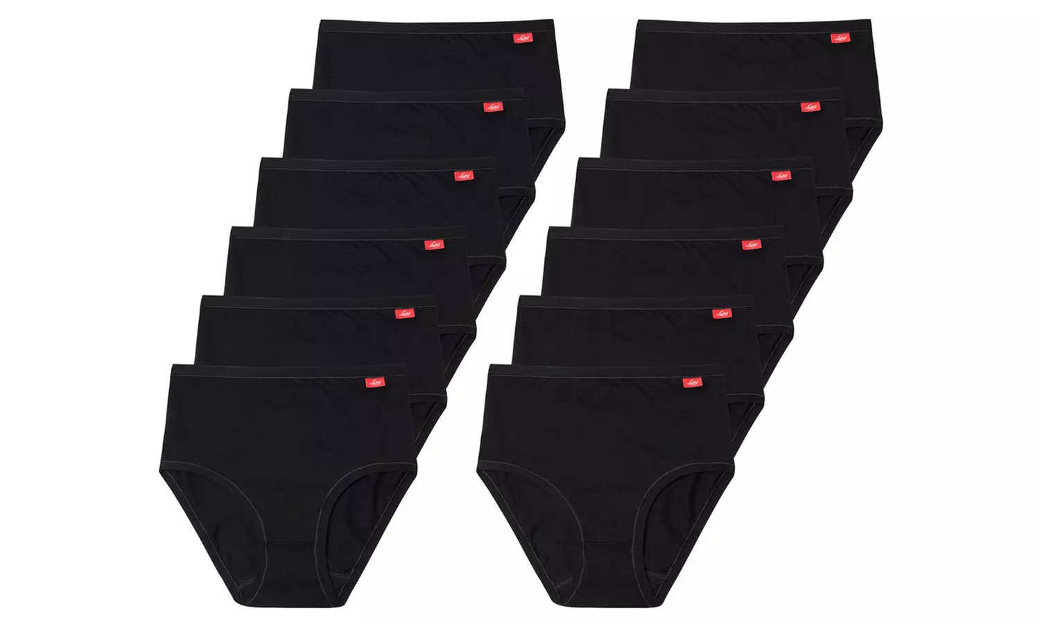 6 o 12 slip da donna a vita bassa o culotte Liabel