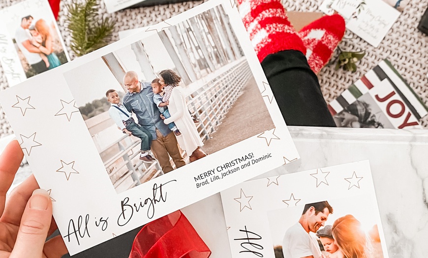 Image 3: Up to 61% Off Custom Holiday Photo Cards – Lovely Little Cards