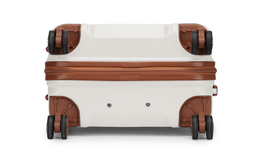 Image 14: KONO 20- or 24-Inch Suitcase ABS Hard Shell Luggage And Backpack Set