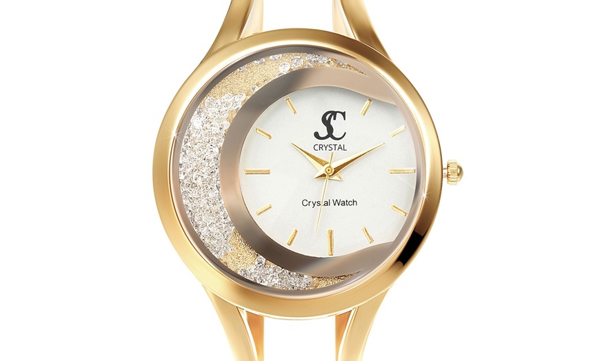 Image 12: Orologio da donna con cristalli scintillanti SC Crystal