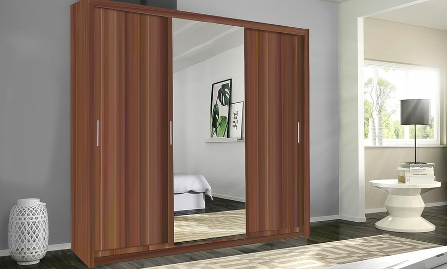 Image 4: Sliding Wardrobes 4 U Sliding Wardrobe 3 Door Bedroom Cabinet 