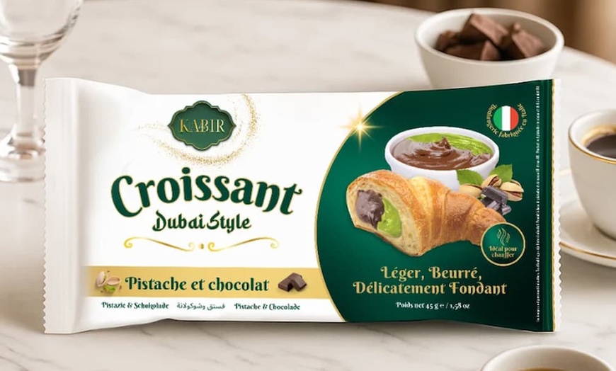 Image 4: Paquete de 5 croissants estilo Dubai con sabor a elegir de Kabir-BNL