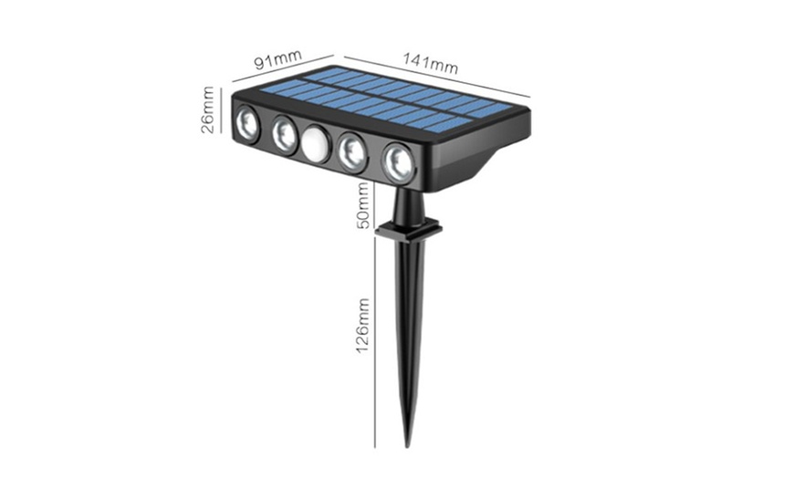 Image 4: Solar Powered Motion Activated Security Light 