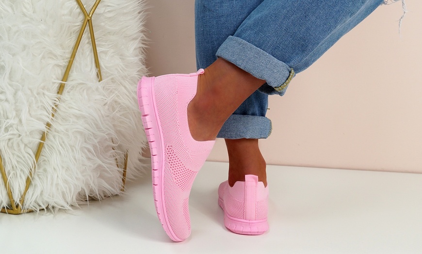 Image 6: Women's Knit Sneakers