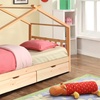 Image 1: Milverton Children's Storage House Bed with Optional Tent and Mattress