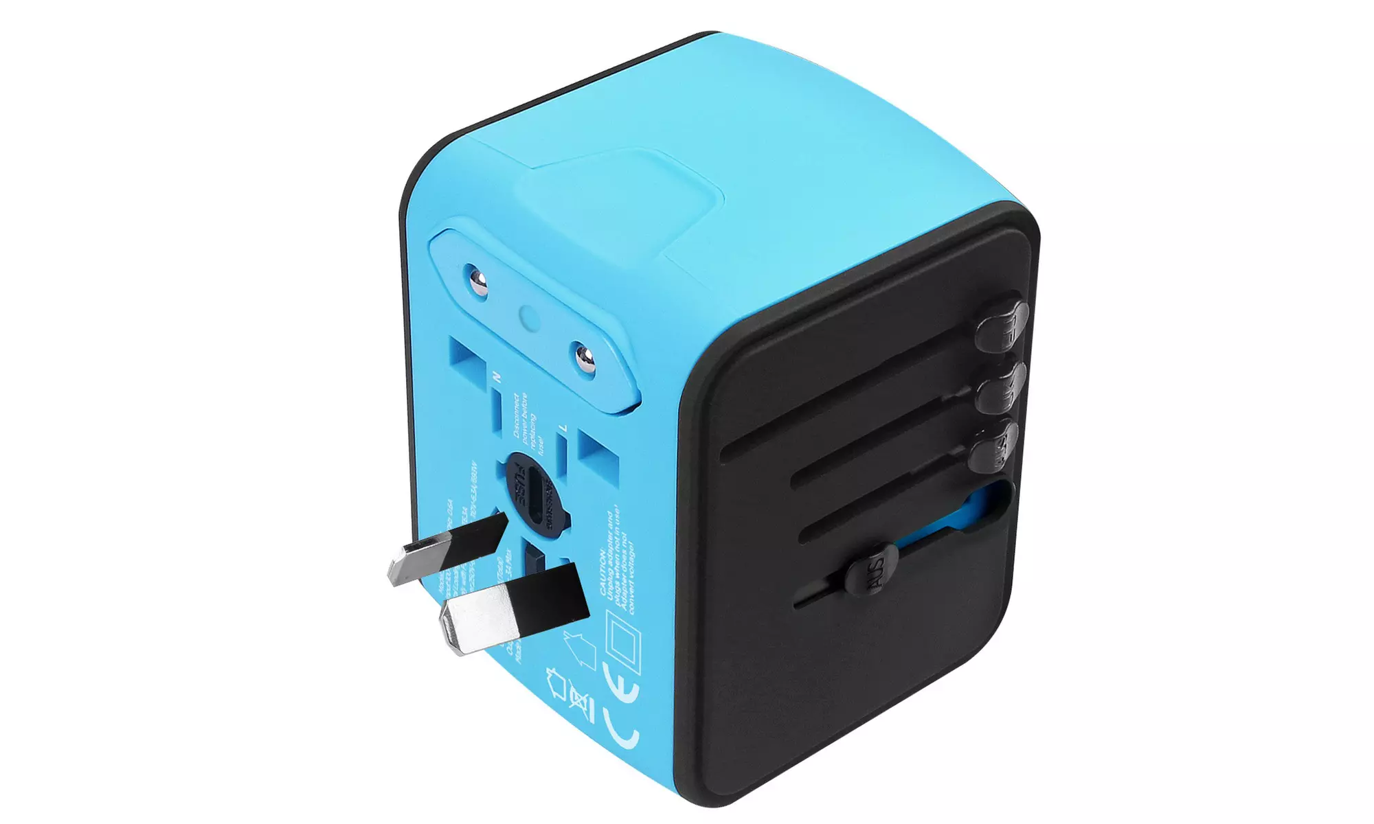 Universal Travel Adapter Converter One International Wall Charger AC Power Plug