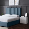 Image 19: Evangeline Panel Bed with Optional Ottoman Gas Lift Storage