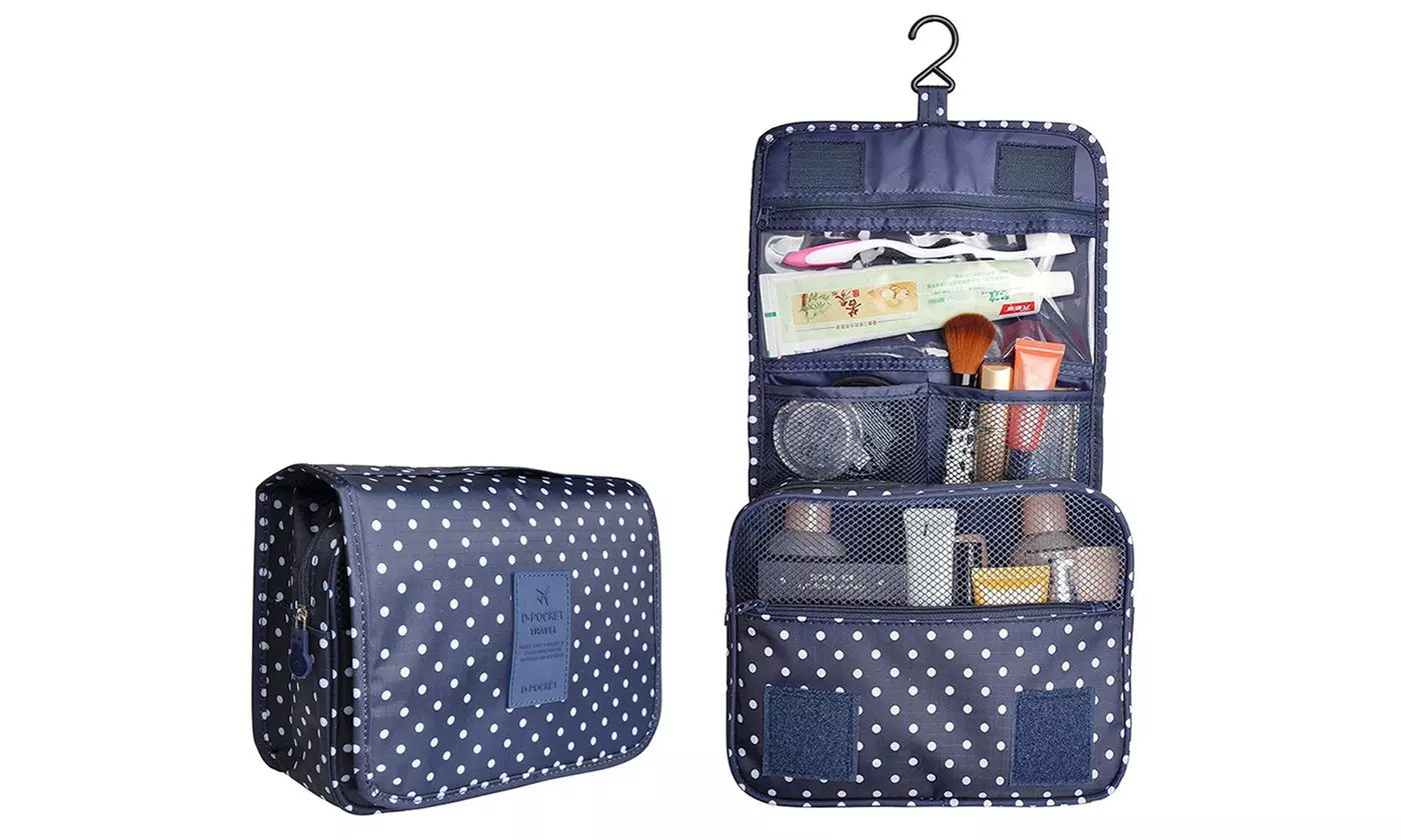 Multifunction Cosmetic Bag Portable Makeup Pouch Waterproof Toiletry Bag
