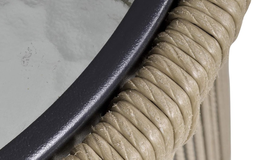 Image 25: Outsunny Woven Bistro Set with 2 Chairs and Table, Choice of Styles