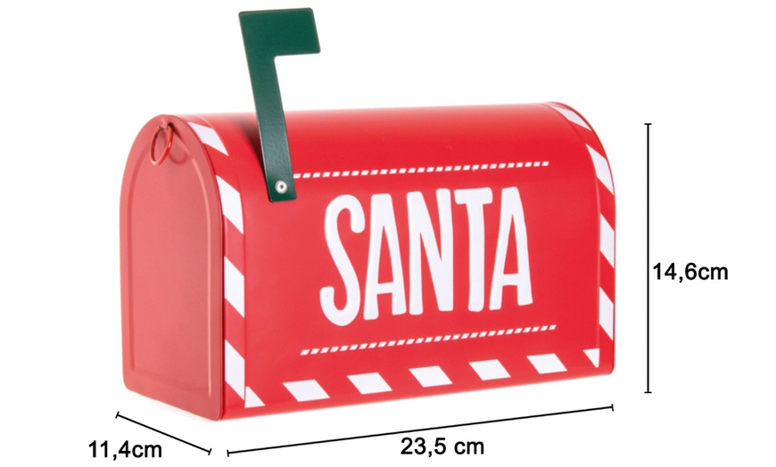 Image 7: Cassetta postale ornamentale in stile natalizio