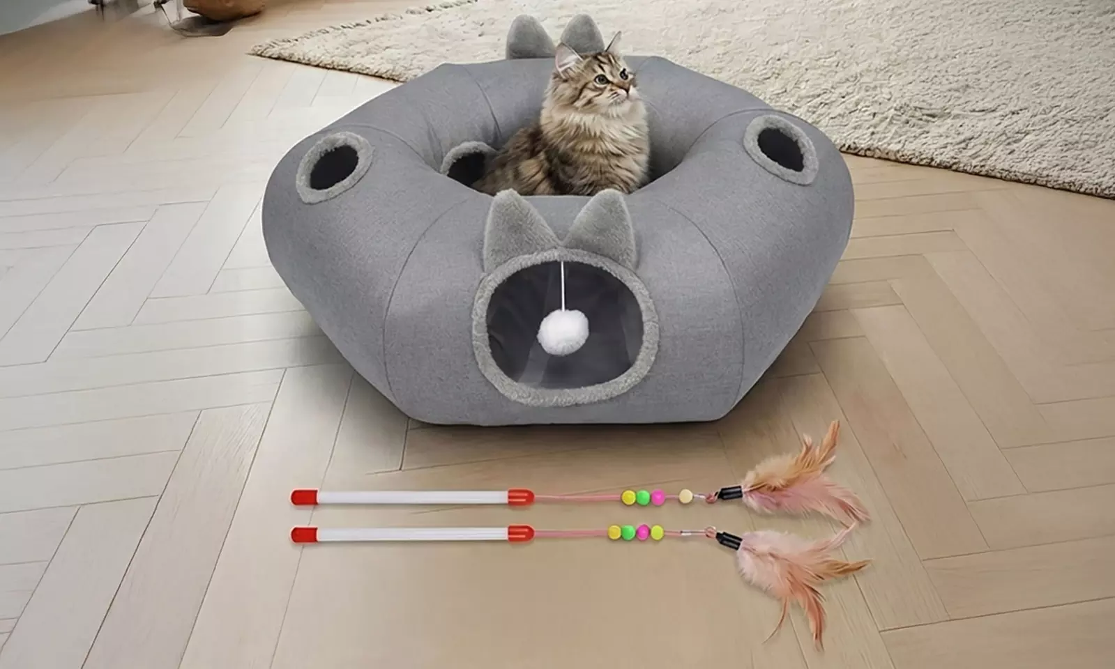 Skylos Multi-Functional Cat Furniture and Play Tunnel Range