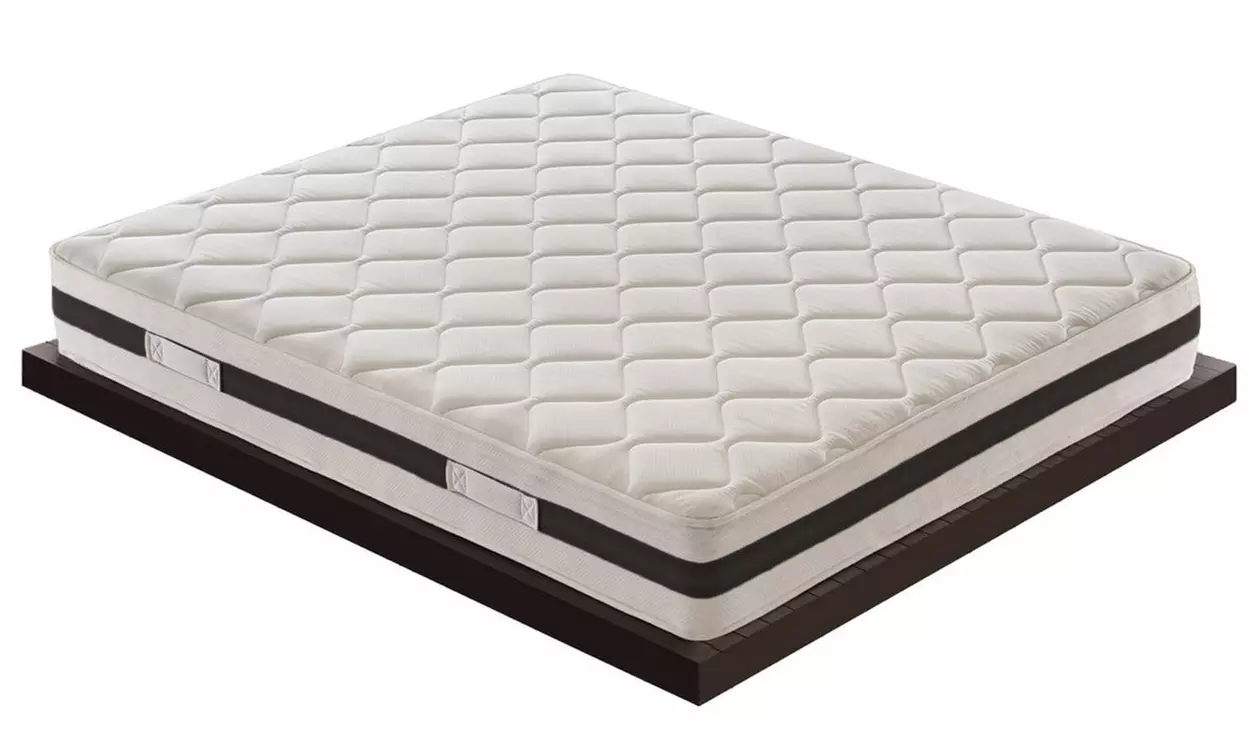 Materasso in memory con molle insacchettate e 9 zone differenziate