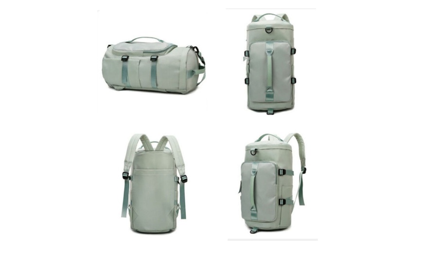 Image 13: 29-Inch Double Strap Large Capacity Gym Travel Bag 