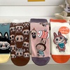 Image 4: Five Pairs of Labubu-Inspired Cotton Socks 