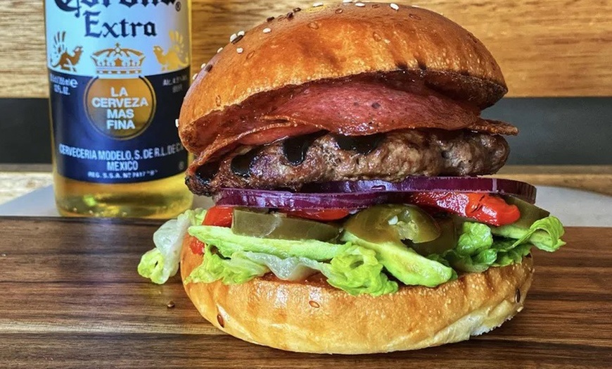 Image 2: For 2: Burger Buddy Feast, For 4: Quad Stack Burger Bash and More