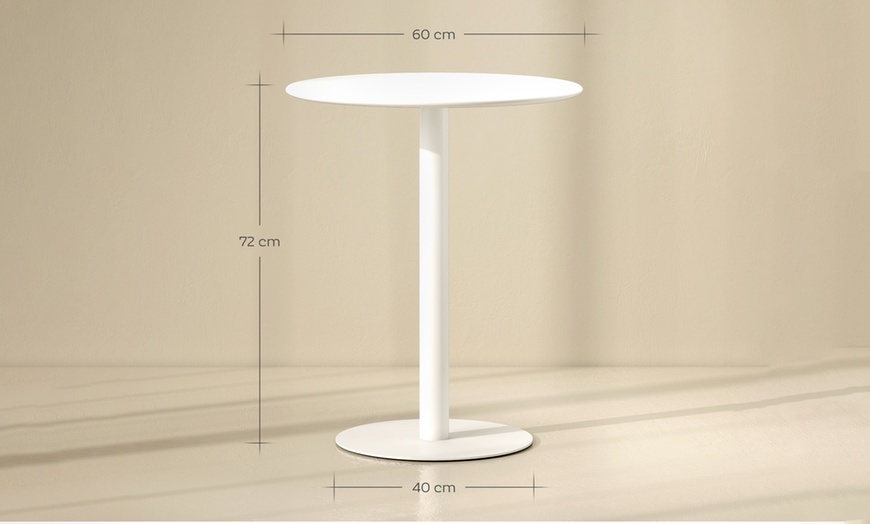 Image 16: HomCom Round Dining Table 