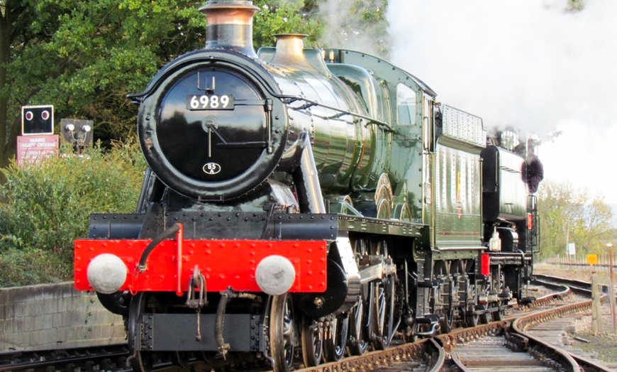 Image 1: Vintage Bus Ride, Steam Train Adventure - Epping Ongar Railway