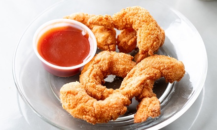 $20 Toward Food and Drinks; Valid Tuesday - Saturday - Shrimp Island