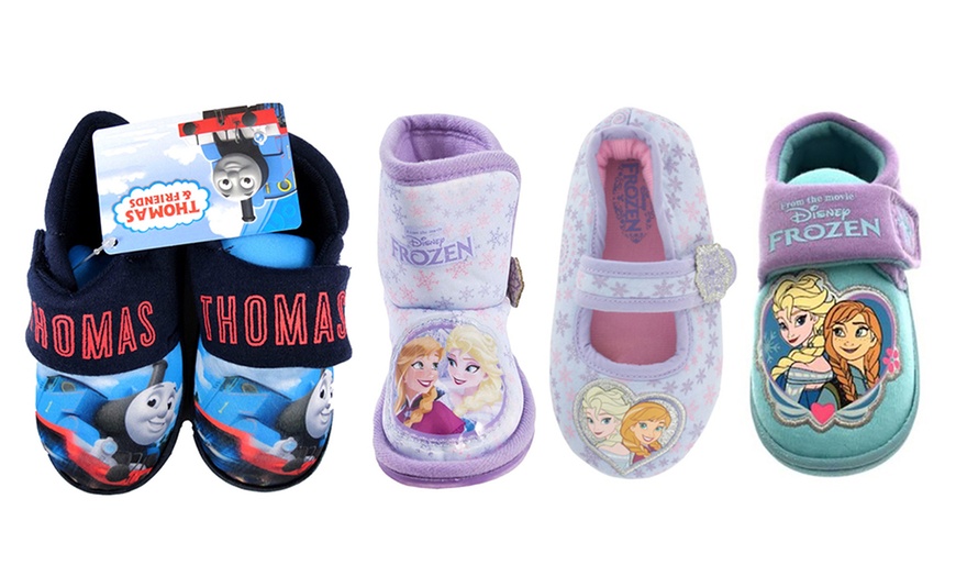 Image 1: Kids' Character Slippers