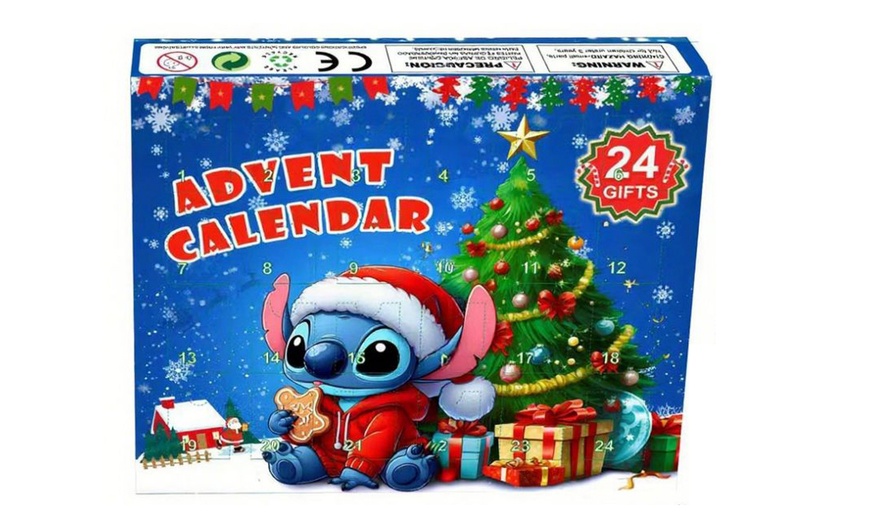 Image 3: Stitch Christmas Advent Calendar Box