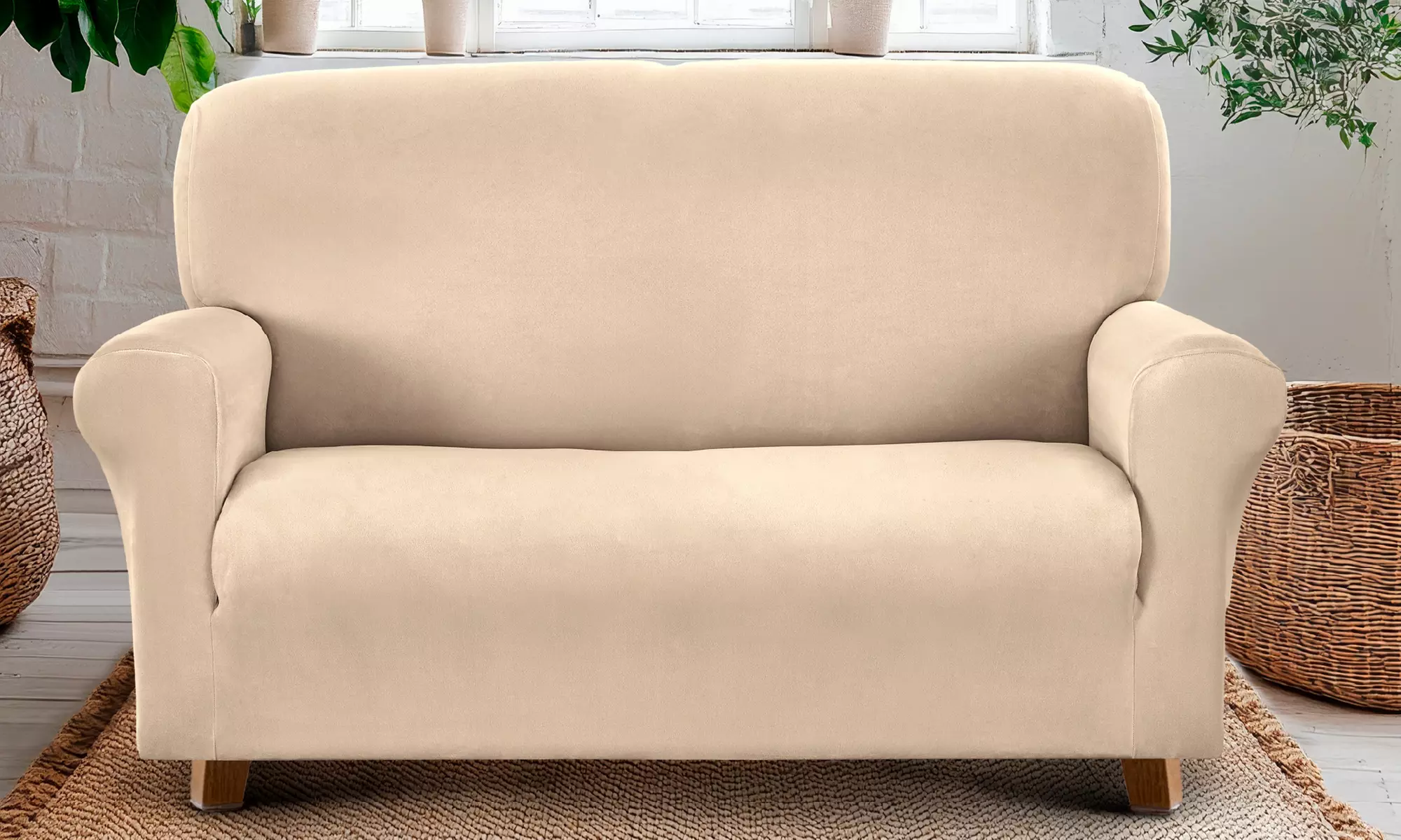 Copridivano o copripoltrona in velluto impermeabile