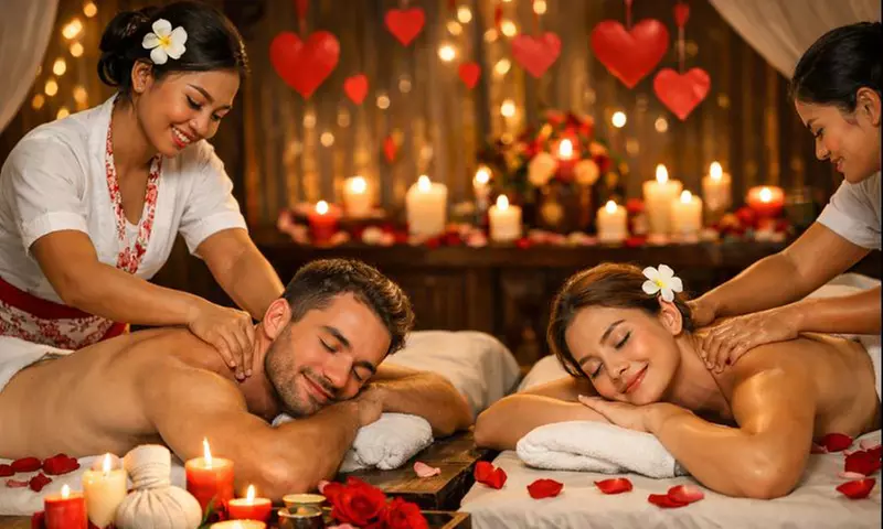 Tajski relaks dla dwojga lub relaksujący rytuał dla par z masażami