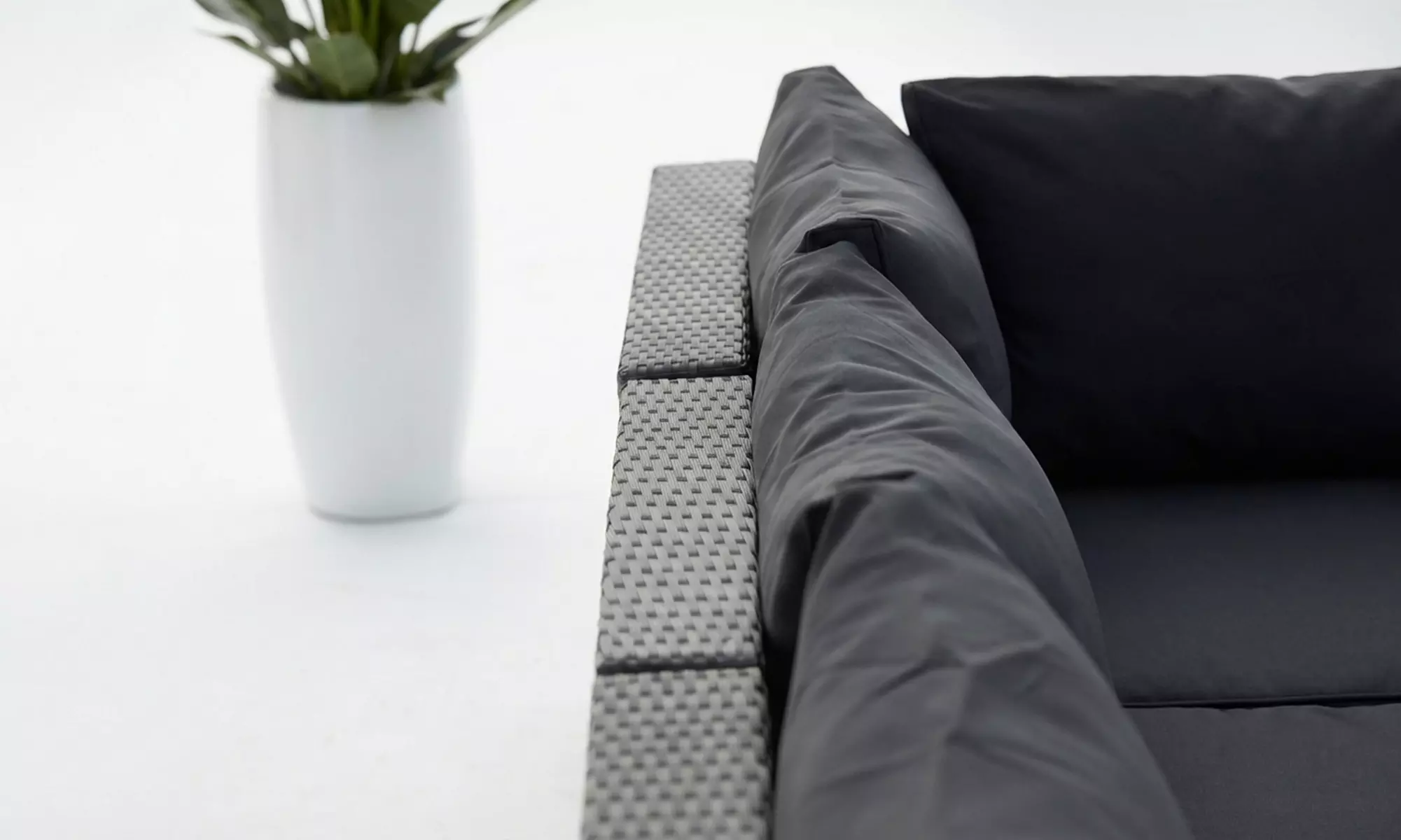 Salon de jardin modulable Kocoon 5 places en résine tressée