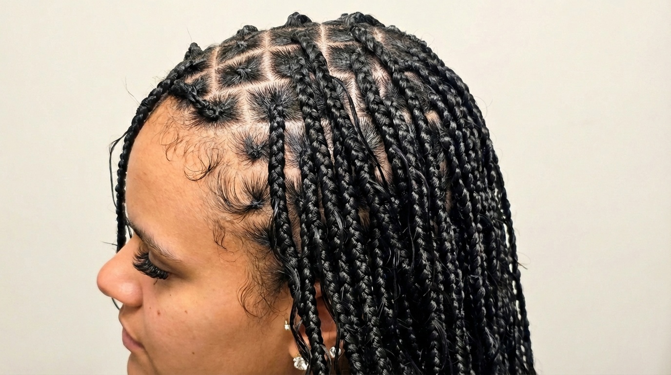 Flawless Knotless Braids: Small, Medium or Large Styles