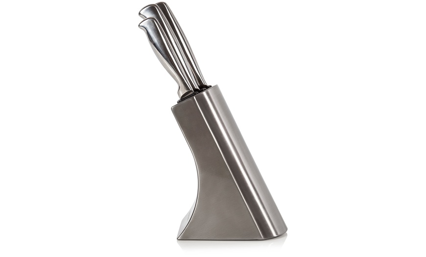 Image 24: Knife Block with Sharpener