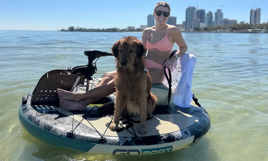 Image 1: Up to 20% Off 2 or 4 Hour GoBoat Rentals: Float Boat Yacht club