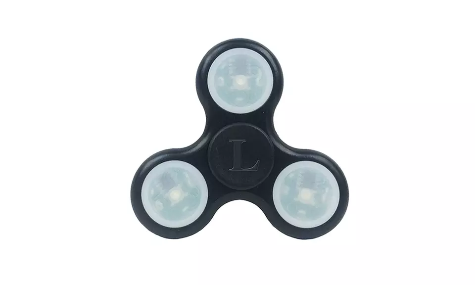 Personalized LED Light-Up Fidget Spinner Anti-Stress Toy (Up to 91% Off) - Second Medium