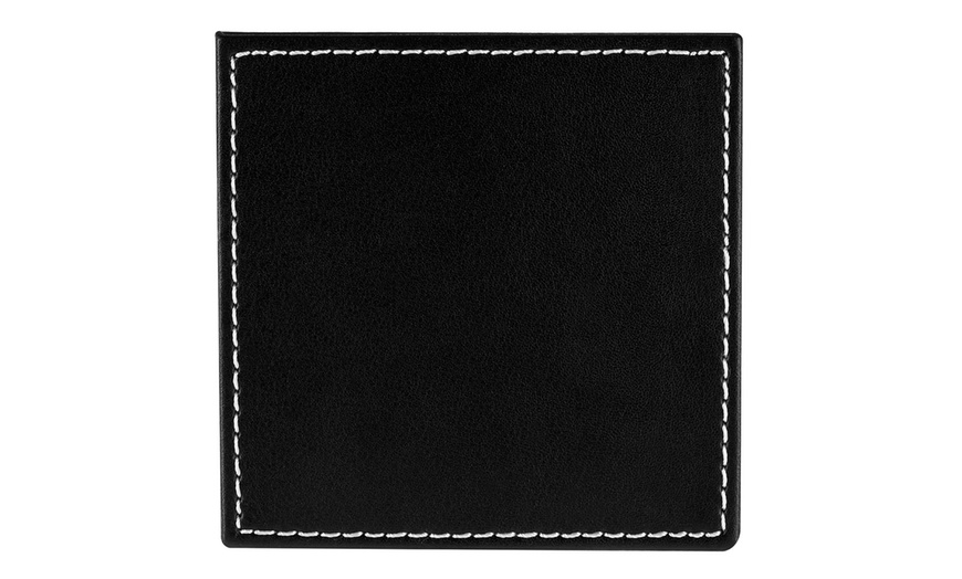 Image 2: Square Black Coasters