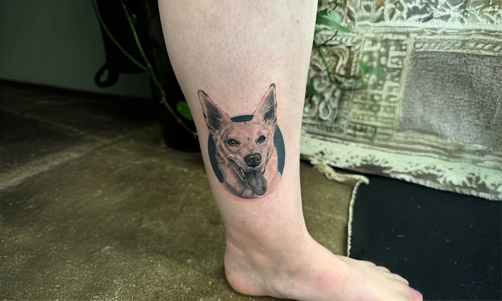 Get Dog or Cat Portrait Tattoo with Consultation
