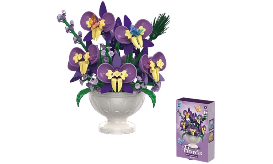 Image 3: DIY Flower Bouquet Building Set