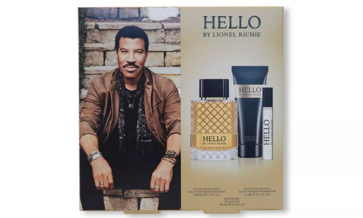 Cofanetto Hello by Lionel Richie con fragranza e gel doccia