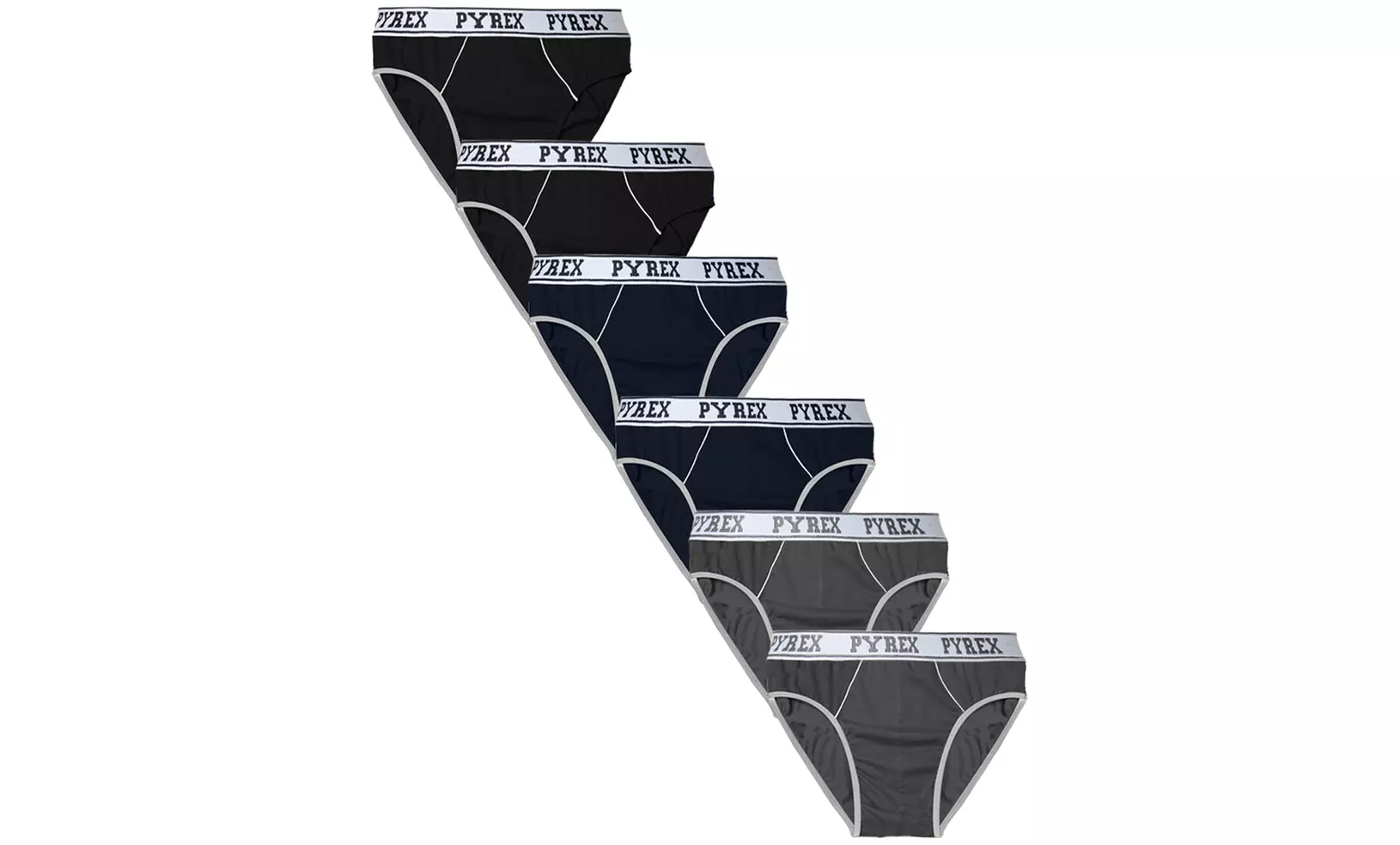 3er- oder 6er-Pack Pyrex Slips oder Boxershorts für Herren