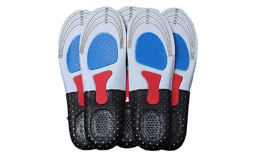 Image 3: Gel Orthotic Sport Insoles, Breathable and Trim-to-Fit for Comfort