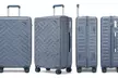 3er-Set oder einzelne Supercase Hartschalenkoffer in Jeansblau - Second Medium