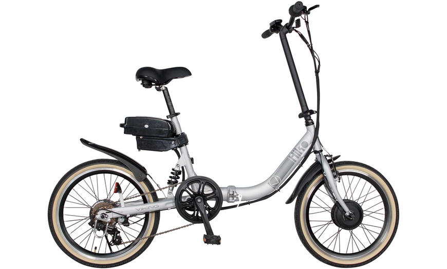 Image 1: Viking Hiko Folding Electric Bike