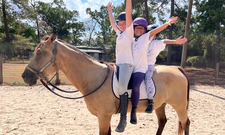 July 7-july 10  Youth summer HEARTS & HOOFS HORSE CAMP REGISTRATION FOR ONE - Sneak Away Riding Club - Cypress, TX