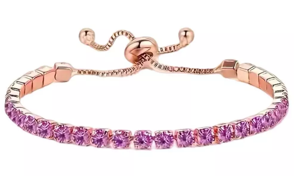 Adjustable Friendship Crystal Bracelet