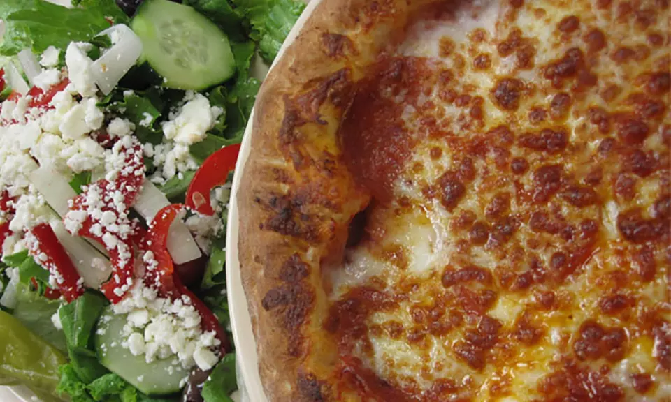 Pizzeria Food for Two or Four at Pizza Parlor (47% Off) - Primary Image