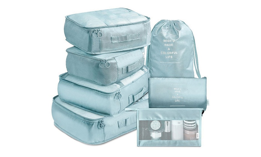 Image 7: 7Pcs Travel Packing Organizers