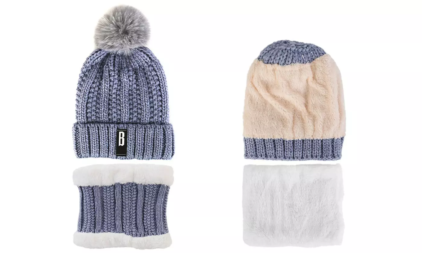 N'POLAR Women's Winter Beanie and Scarf Set