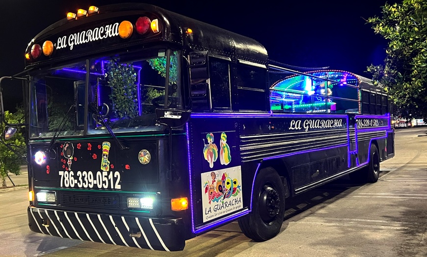Image 1: Experience Miami Nightlife on a Party Bus for 20 or 30 People
