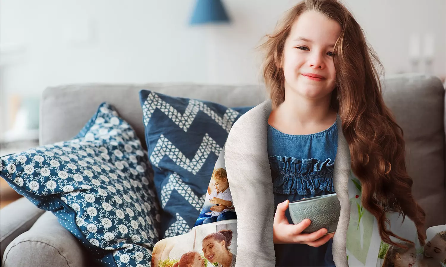 Personalised Premium Sherpa Photo Blanket from Printerpix